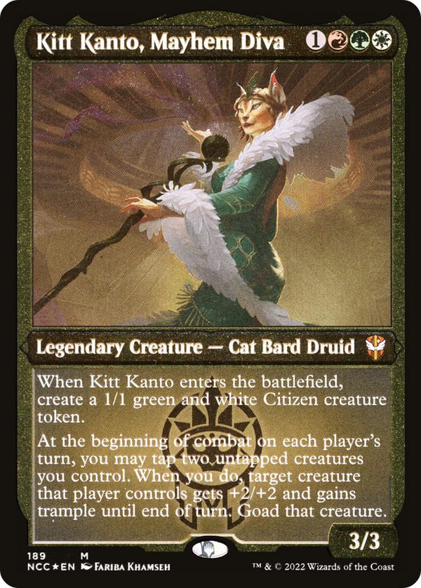 Kitt Kanto, Mayhem Diva (Display Commander) [Streets of New Capenna Commander]