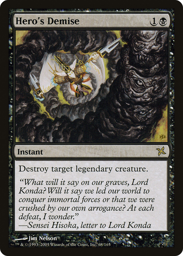 Hero's Demise [Betrayers of Kamigawa]