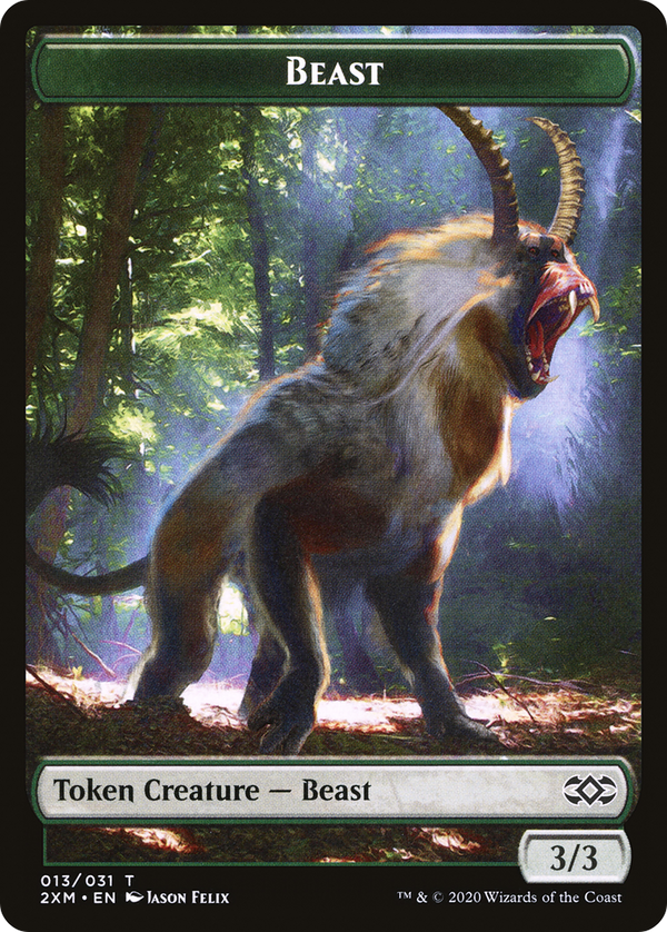 Beast (T2XM-013) - Double Masters Tokens