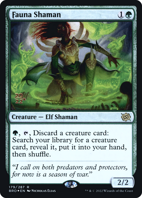 Fauna Shaman [The Brothers' War Prerelease Promos]