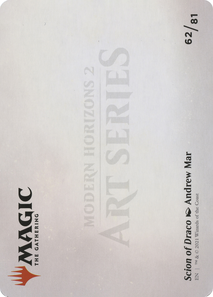 Scion of Draco // Scion of Draco (AMH2-062) - Modern Horizons 2 Art Series (Borderless) Foil