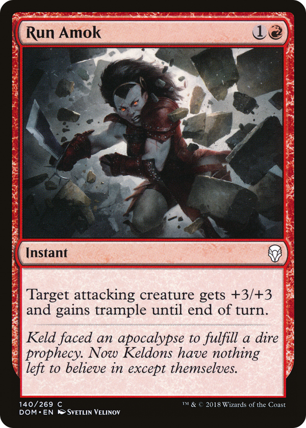 Run Amok [Dominaria]