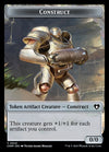 Elemental (0026) // Construct (0041) Double-Sided Token [Commander Masters Tokens]