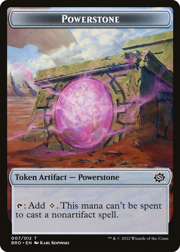 Powerstone (TBRO-007) - The Brothers' War Tokens