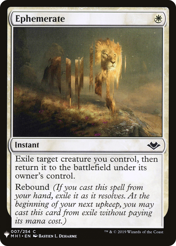 Ephemerate [Mystery Booster]