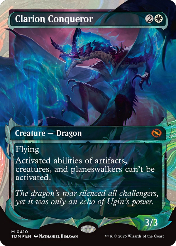 Clarion Conqueror (Showcase) (Halo Foil) [Tarkir: Dragonstorm]