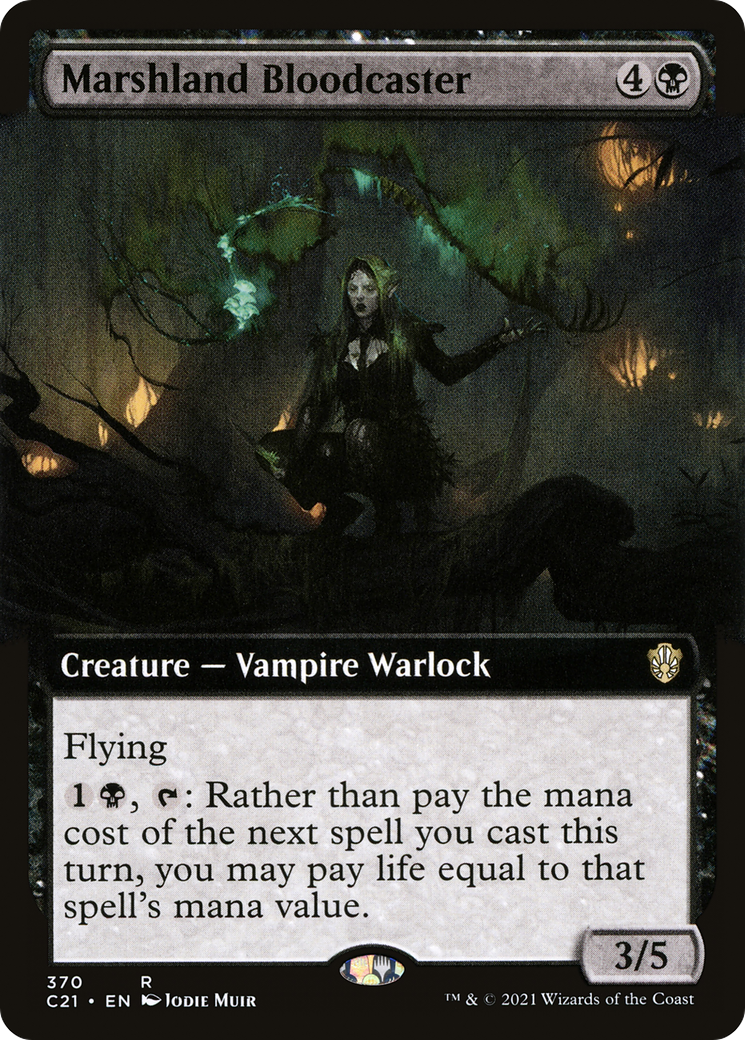 Marshland Bloodcaster (Extended Art) [Commander 2021]
