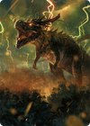Thrasta, Tempest's Roar // Thrasta, Tempest's Roar (AMH2-042) - Modern Horizons 2 Art Series (Borderless)