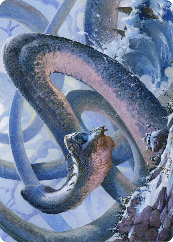 Koma, Cosmos Serpent // Koma, Cosmos Serpent (ASKHM-060) - Art Series: Kaldheim (Borderless) Foil