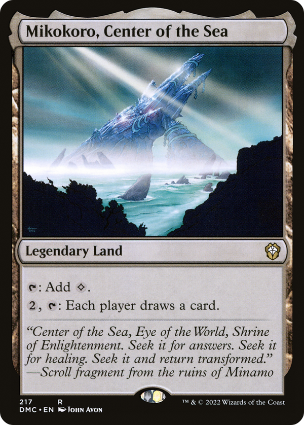 Mikokoro, Center of the Sea [Dominaria United Commander]
