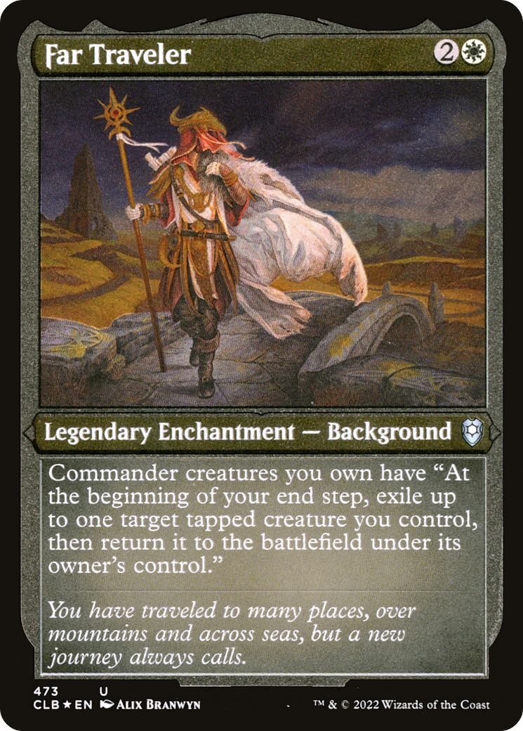 Far Traveler (Foil Etched) [Commander Legends: Battle for Baldur's Gate]