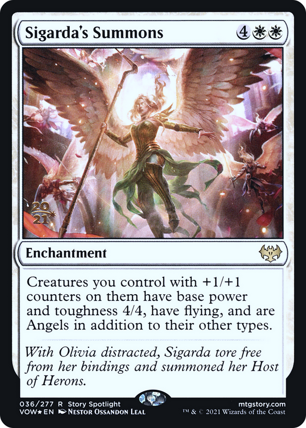 Sigarda's Summons [Innistrad: Crimson Vow Prerelease Promos]