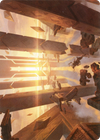 Skyclave Basilica // Skyclave Basilica (AZNR-044) - Zendikar Rising Art Series (Borderless)