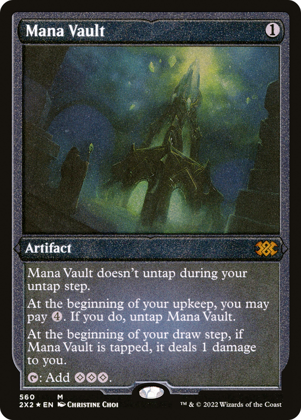 Mana Vault (Foil Etched) [Double Masters 2022]