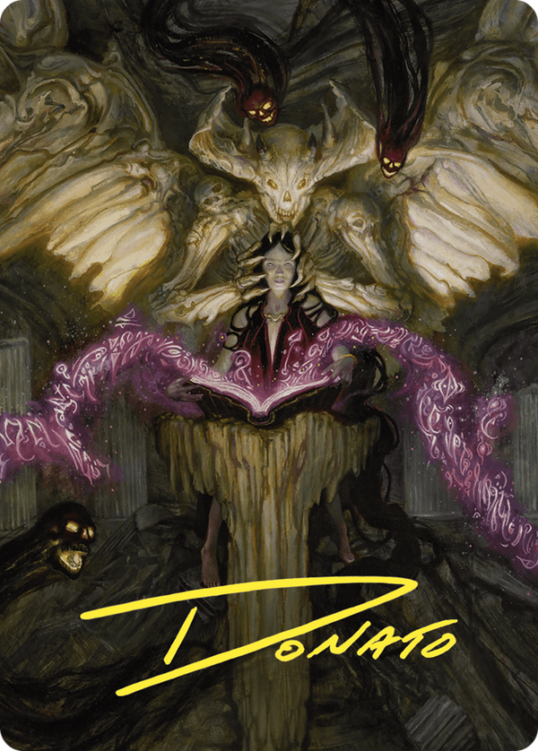 Demonic Tutor // Demonic Tutor (ACMM-064) - Commander Masters Art Series (Borderless) Foil