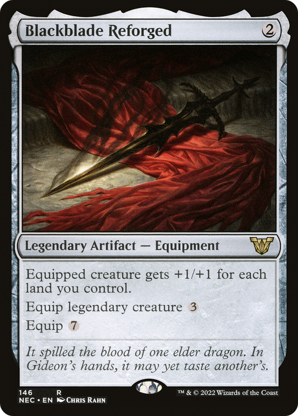 Blackblade Reforged [Kamigawa: Neon Dynasty Commander]