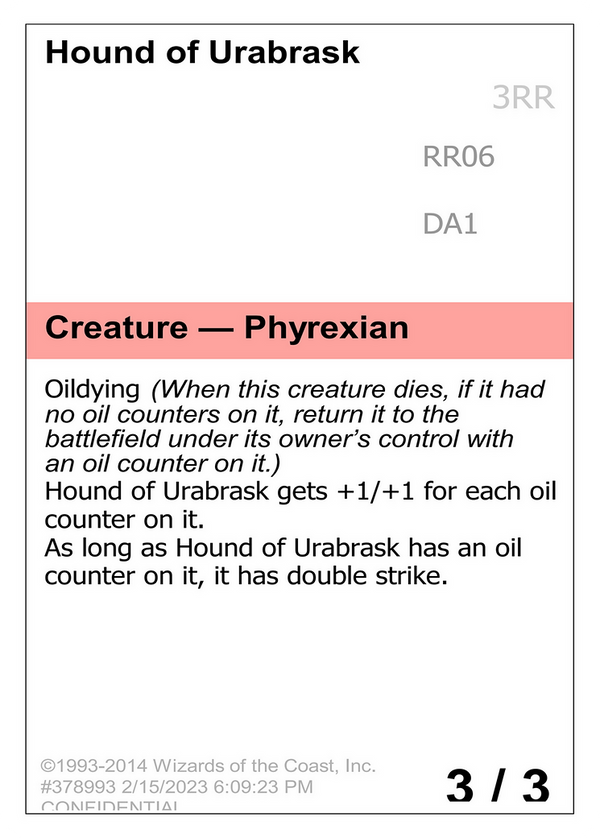 Hound of Urabrask (UNK-RR06) - Unknown Event