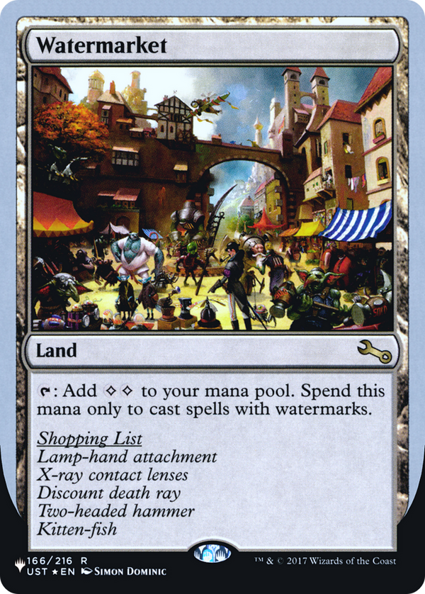 Watermarket (Unfinity Foil Edition) [The List]