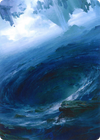Island // Island (AZNR-012) - Zendikar Rising Art Series (Borderless)