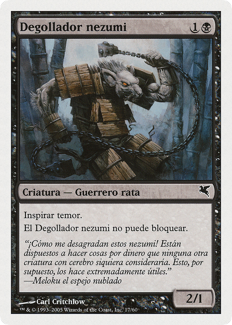Nezumi Cutthroat (Spanish) - 