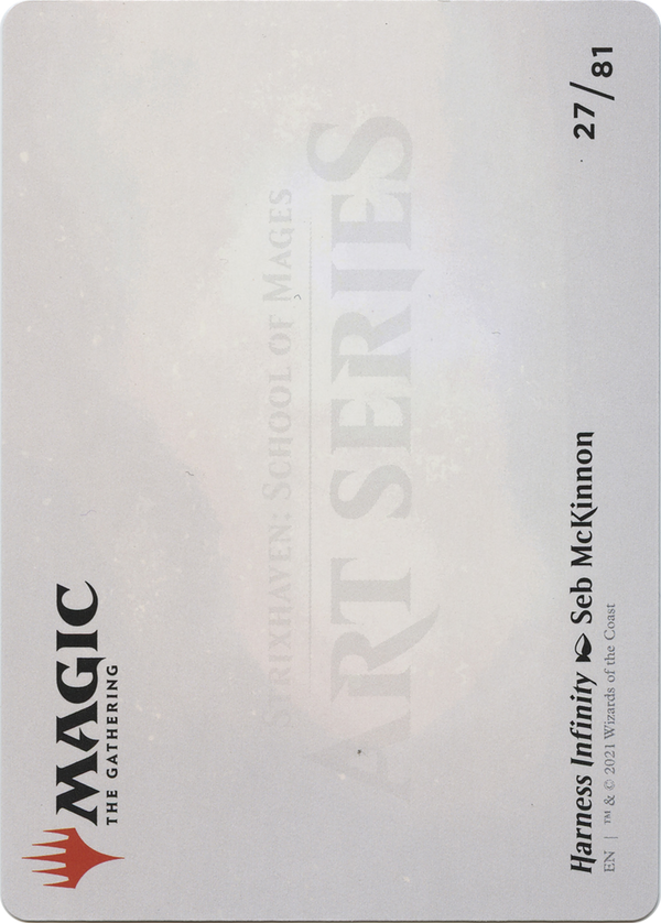 Harness Infinity // Harness Infinity (ASTX-027) - Strixhaven Art Series (Borderless) Foil