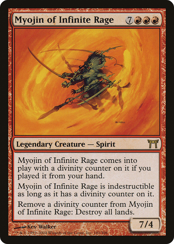 Myojin of Infinite Rage [Champions of Kamigawa]