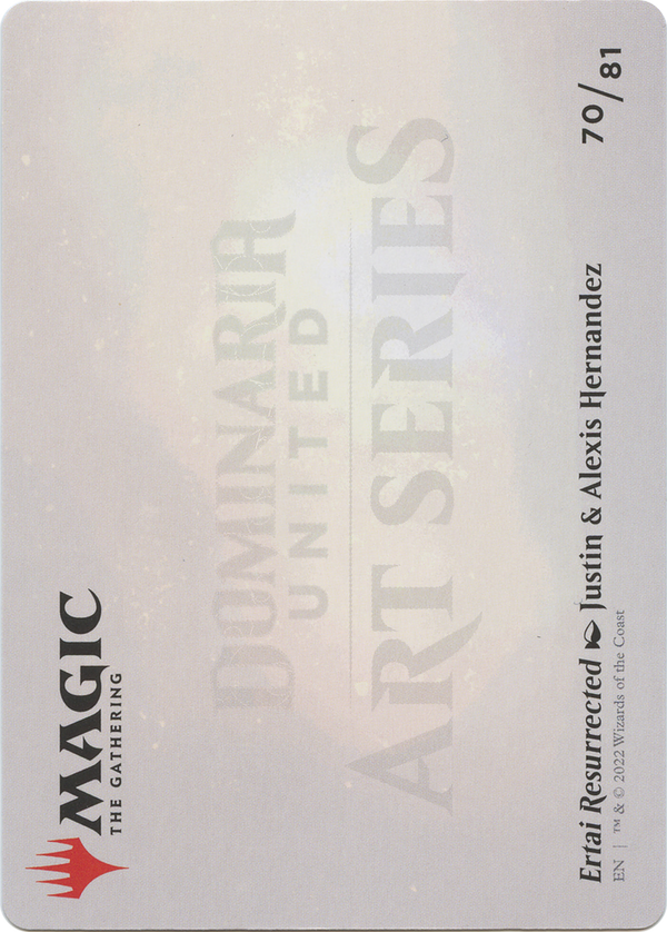 Ertai Resurrected // Ertai Resurrected (ADMU-070) - Dominaria United Art Series (Borderless)