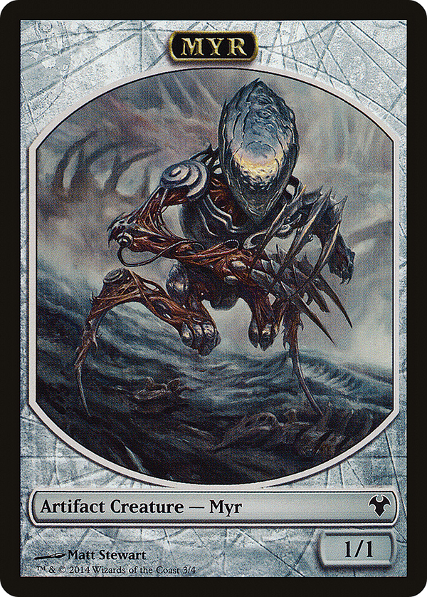 Myr // Spirit Double-Sided Token [Modern Event Deck 2014 Tokens]