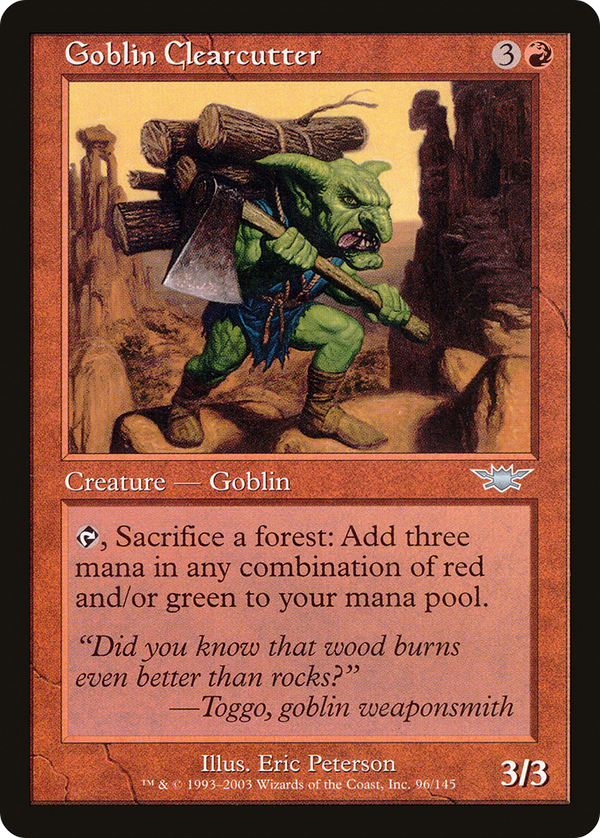 Goblin Clearcutter [Legions]