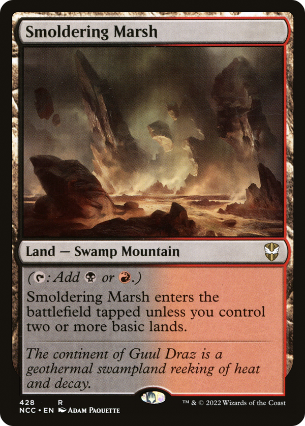 Smoldering Marsh [Streets of New Capenna Commander]