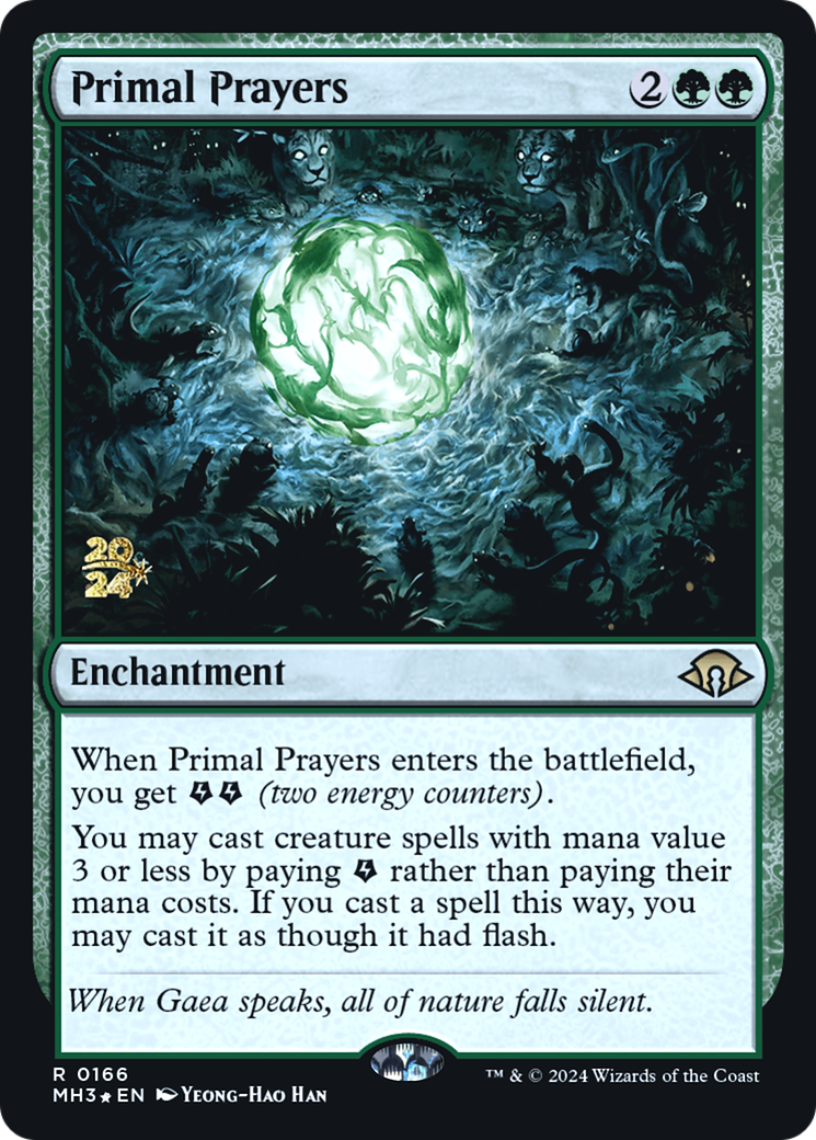 Primal Prayers [Modern Horizons 3 Prerelease Promos]