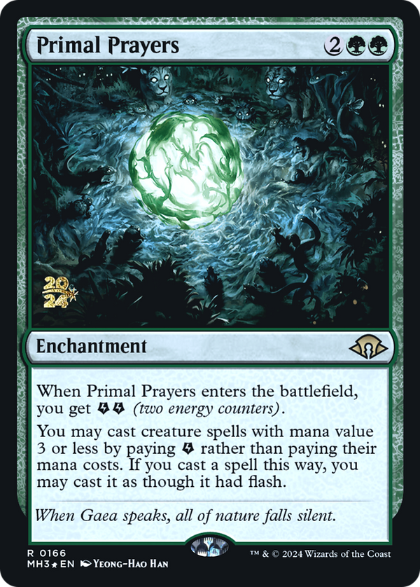 Primal Prayers [Modern Horizons 3 Prerelease Promos]