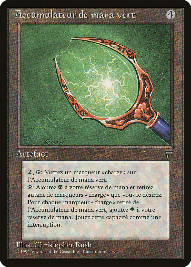 Green Mana Battery (French) - 