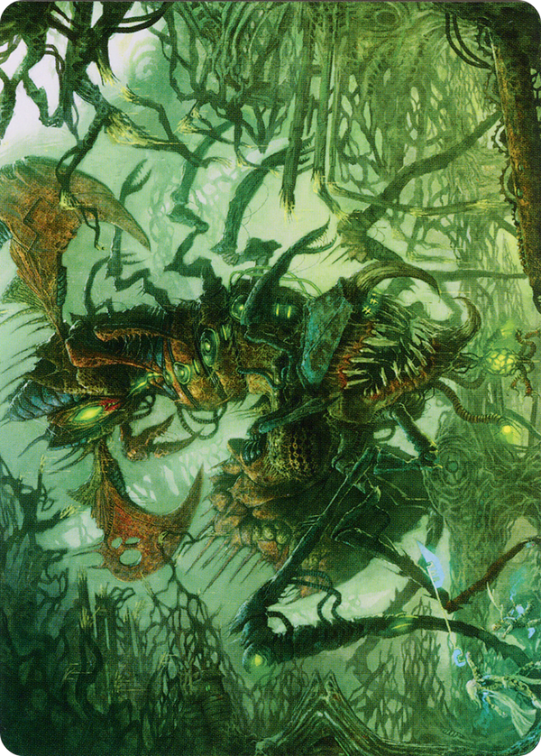 Skyscythe Engulfer // Skyscythe Engulfer (AONE-042) - Phyrexia: All Will Be One Art Series (Borderless) Foil