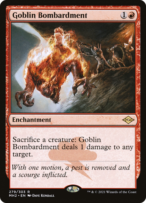 Goblin Bombardment (Foil Etched) [Modern Horizons 2]