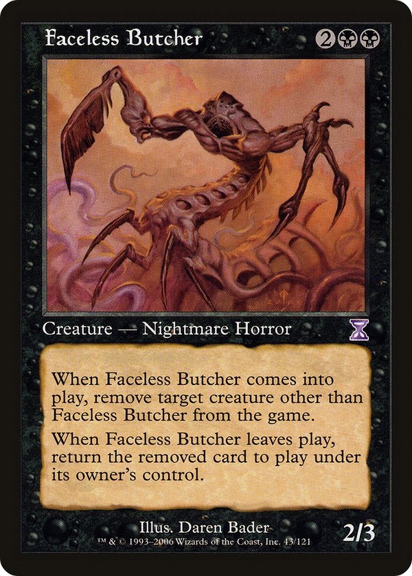 Faceless Butcher [Time Spiral Timeshifted]