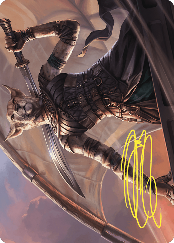 Mirri, Weatherlight Duelist // Mirri, Weatherlight Duelist (ACMM-028) - Commander Masters Art Series (Borderless) Foil