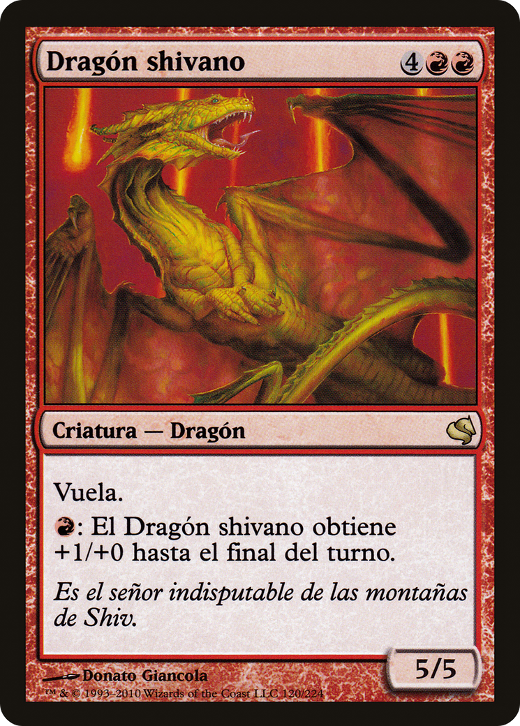 Shivan Dragon (Spanish) - 