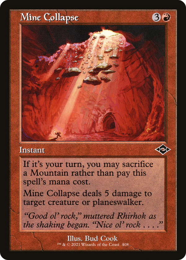 Mine Collapse (Retro Foil Etched) [Modern Horizons 2]