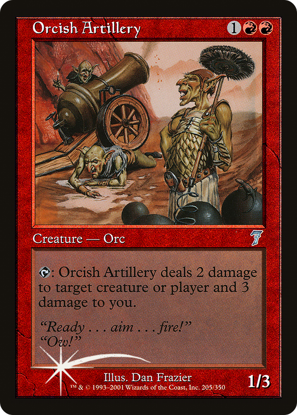 Orcish Artillery [Seventh Edition]
