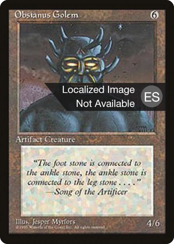 Obsianus Golem [Fourth Edition (Foreign Black Border)]