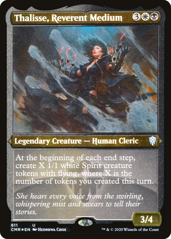 Thalisse, Reverent Medium (Etched) [Commander Legends]