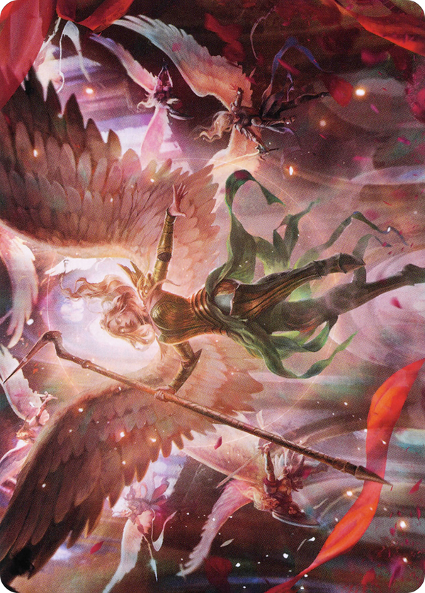 Sigarda's Summons // Sigarda's Summons (AVOW-017) - Crimson Vow Art Series (Borderless) Foil