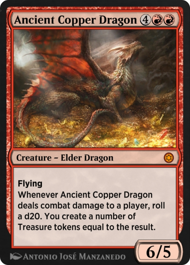 Ancient Copper Dragon (HBG-174) - Alchemy Horizons: Baldur's Gate