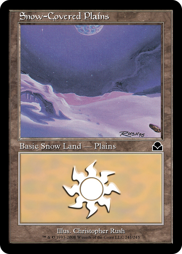 Snow-Covered Plains (ME2-241) - Masters Edition II Foil