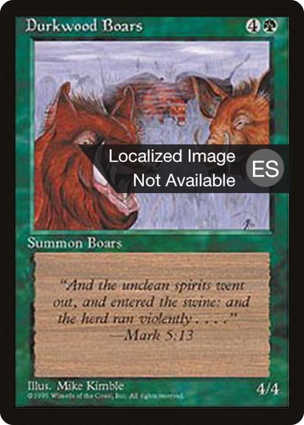 Durkwood Boars [Fourth Edition (Foreign Black Border)]