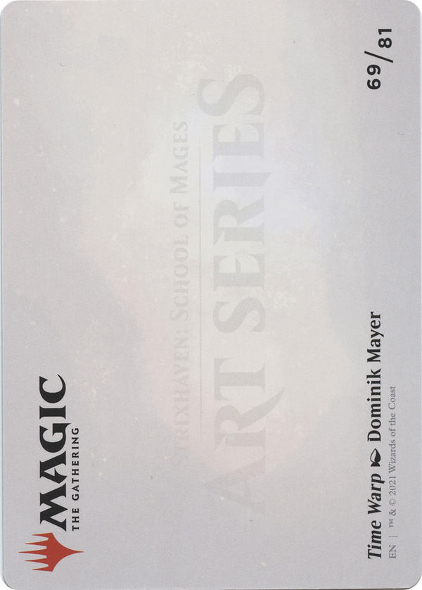 Time Warp // Time Warp (ASTX-069) - Strixhaven Art Series (Borderless)