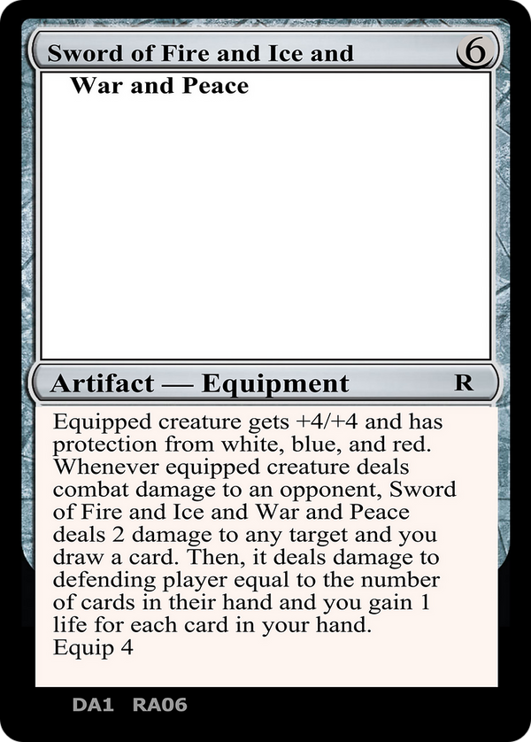 Sword of Fire and Ice and War and Peace (UNK-RA06C) - Unknown Event