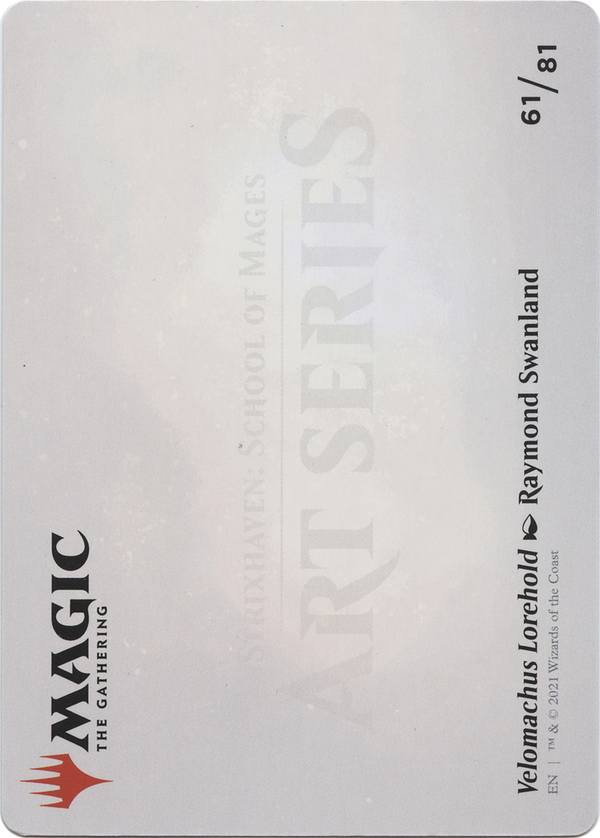 Velomachus Lorehold // Velomachus Lorehold (ASTX-061) - Strixhaven Art Series (Borderless)