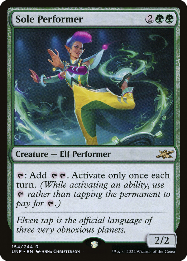 Sole Performer [Unfinity]